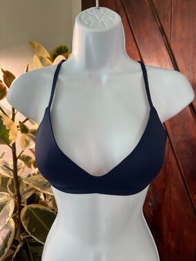 Navy Triangle Bralette
